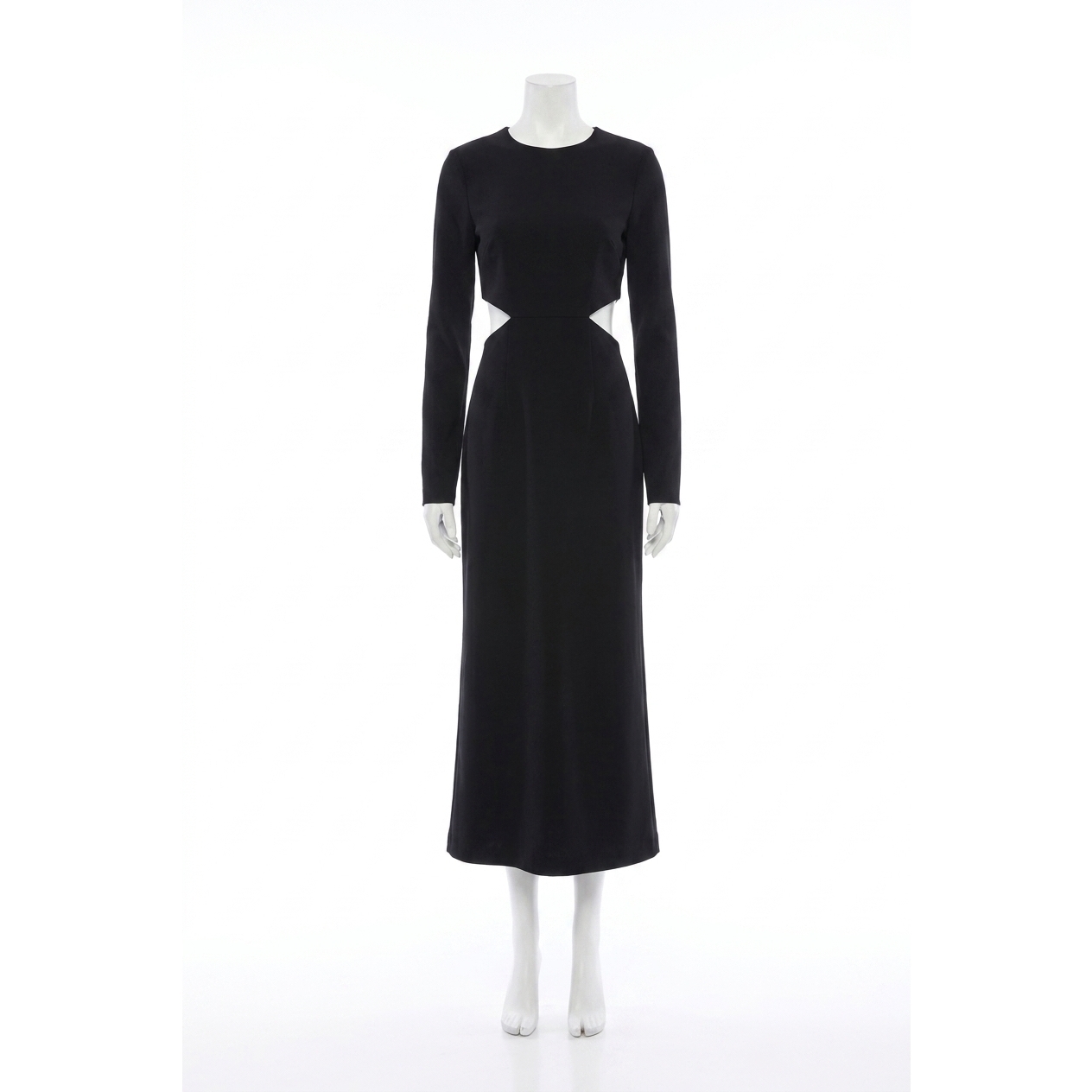 New Fifteen Twenty Cutout Midi Dress In Black